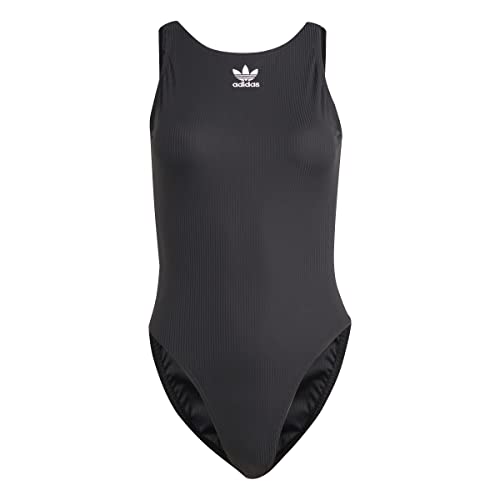 ADIDAS Women's ADICOL Rib Suit Swimsuit, Black/White, 48 von adidas