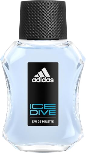 Adidas, Geschenkset für Herren Ice Dive Eau De Toilette 50 ml + Mehrzweck-Kosmetiktasche von adidas