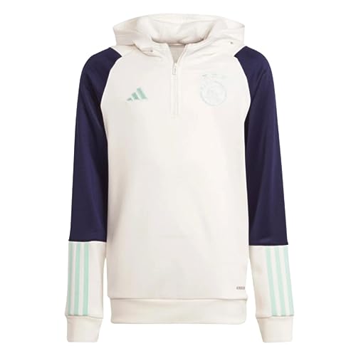 Adidas 2023-2024 Ajax Hooded Track Top (White) - Kids von adidas