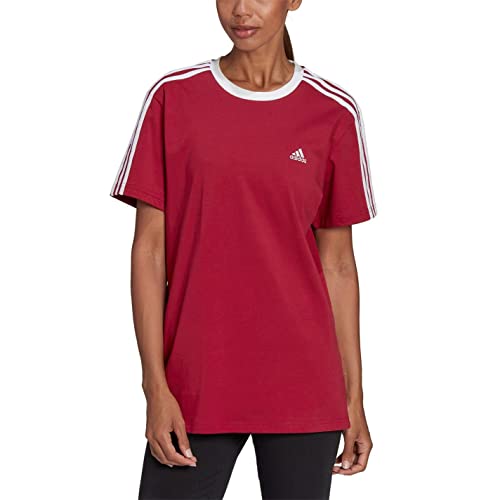 adidas Damen W 3s Bf T T-Shirt, Burleg/Weiß, S von adidas