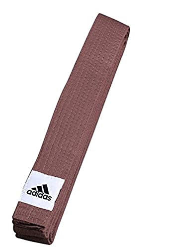 'Adidas ADIB220D Faltschließe Club – gepolsterter Gürtel aus Baumwolle, braun, 240cm von adidas