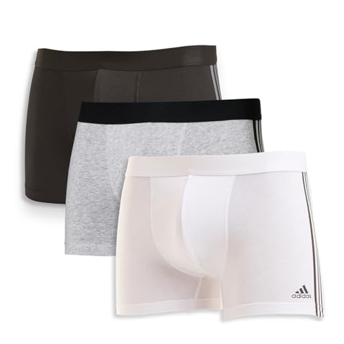 Adidas Boxershorts Herren (3er Pack) Unterhosen (Gr. S - 3XL) - bequeme Unterhosen, Sortiert 2, 3XL von adidas