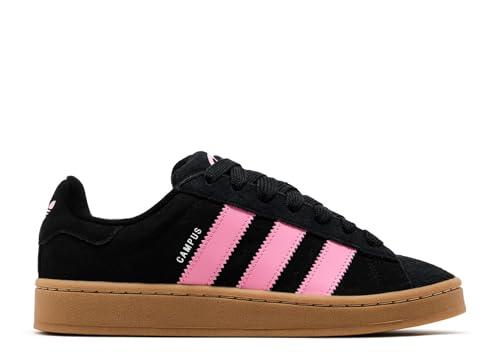 adidas Campus Damen 00s Sneaker, Core Black/White/True Pink, 9,5 von adidas