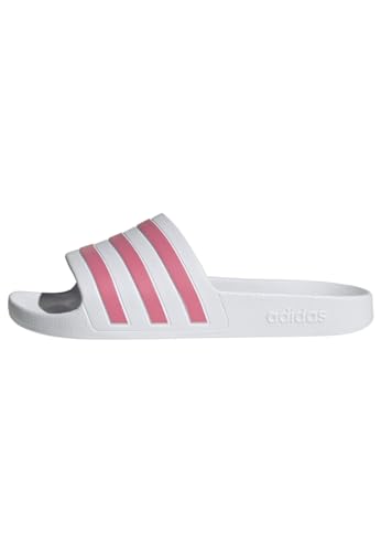 Adidas Damen ADILETTE AQUA Gymnastikschuh, Bianco Ftwbla Tonros Ftwbla, 43 EU von adidas