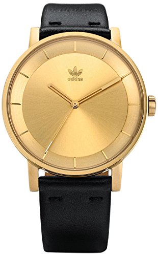 Adidas Damen Analog Quarz Uhr mit Leder Armband Z08-510-00 von adidas