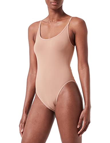 Adidas Damen Body Spaghetti Träger Top Bodysuit Sportbody Unterhemd (Gr. XS - XXL), Braun, XXL von adidas