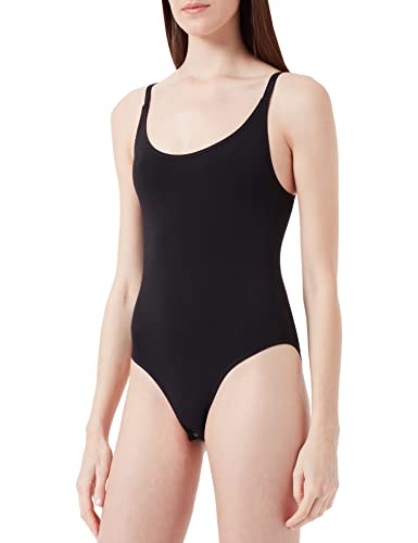 Adidas Damen Body Spaghetti Träger Top Bodysuit Sportbody Unterhemd (Gr. XS - XXL), Schwarz, L von adidas