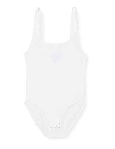 Adidas Damen Body Spaghetti Träger Top Bodysuit Sportbody Unterhemd (Gr. XS - XXL), Weiss 2, M von adidas