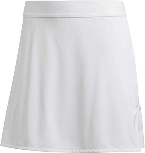 Adidas Damen Club Long Tennis-Rock, White/Msilve/White, M von adidas