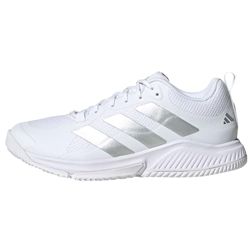 Adidas Damen Court Team Bounce 2.0 Shoes-Low (Non Football), FTWR White/Silver met./Grey one, 47 1/3 EU von adidas