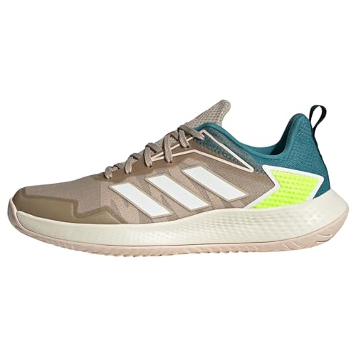 Adidas Damen Defiant Speed W Shoes-Low (Non Football), Wonder Beige/Core White/Lucid Lemon, 37 1/3 EU von adidas