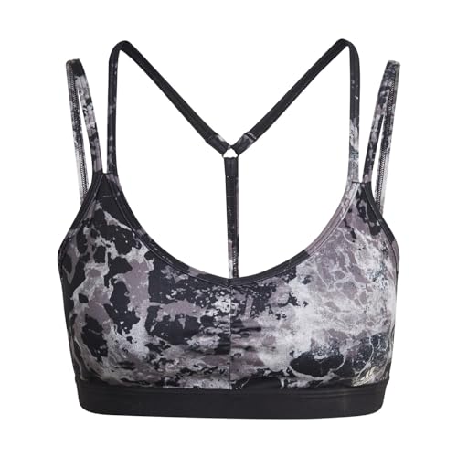 Adidas Damen ESS LS AOP Sport-BH, Schwarz, M Adidas Damen ESS LS AOP Sport-BH, Schwarz, M von adidas
