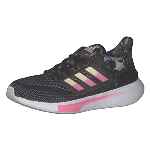 Adidas Damen Eq21 Run Shoes-Low (Non Football), Core Black/Bliss Orange/Bliss Pink, 39 1/3 EU von adidas