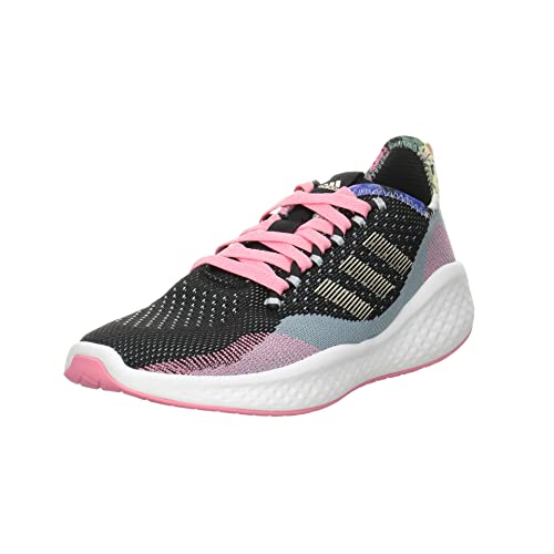 Adidas Damen Fluidflow 2.0 Shoes-Low (Non Football), Core Black/Bliss Orange/Bliss Pink, 39 1/3 EU von adidas