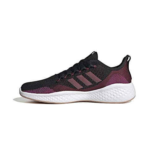 Adidas Damen Fluidflow 2.0 Shoes-Low (Non Football), Core Black/Pink Strata/Shadow Red, 41 1/3 EU von adidas