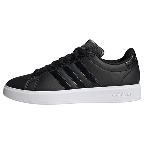 Adidas Damen Grand Court 2.0 Shoes-Low (Non Football), Core Black/Core Black/Silver Met, 38 EU von adidas