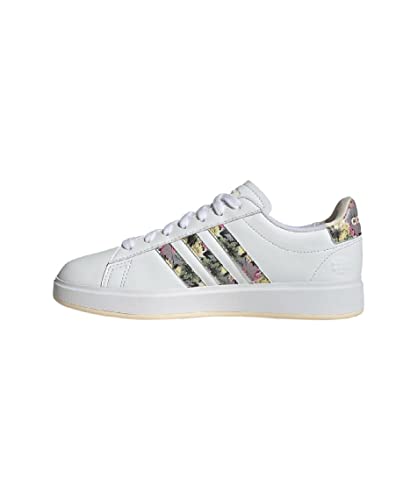 Adidas Damen Grand Court 2.0 Sneaker, FTWR White/FTWR White/Bliss orange, 36 2/3 EU von adidas