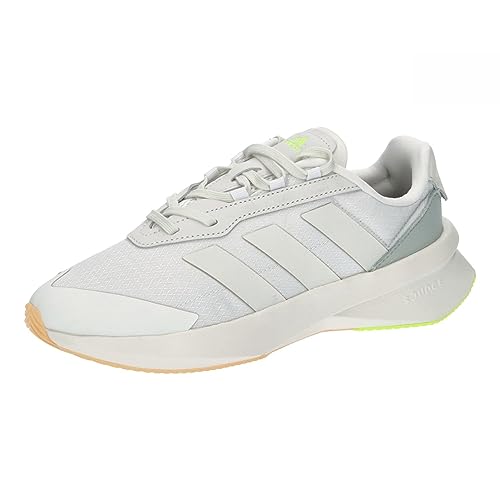 Adidas Damen Heawyn Shoes-Low (Non Football), Crystal White/Orbit Grey/Lucid Lemon, 42 EU von adidas