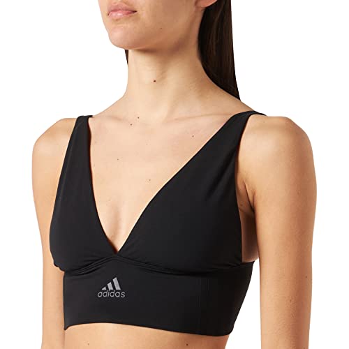 Adidas Soft BH Bustier Damen bequemer BH für jeden Tag (Gr. XS - XXL) - bequeme Unterwäsche, Schwarz, XS von adidas