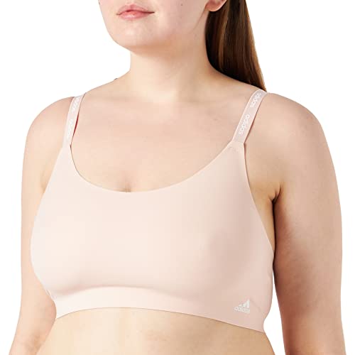 Adidas Soft BH Bustier Damen bequemer BH für jeden Tag (Gr. XS - XXL) - bequeme Unterwäsche, Rosa-mel., XS von adidas