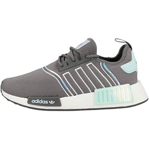 Adidas Damen NMD_R1 W Sneaker, Grey Four/Almost Blue/FTWR White, 41 1/3 EU von adidas