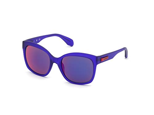 Adidas Damen OR0012 Sonnenbrille, Matte Violet/blu Mirror, 54 von adidas