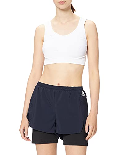 Adidas Damen Primeblue Designed Shorts, Legink/White, M von adidas