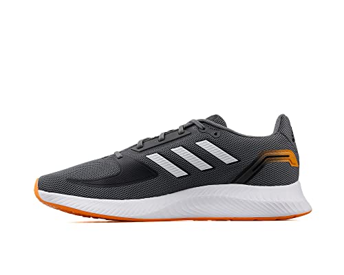 Adidas Damen Run Falcon 2.0 Laufschuhe, Grey Cloud White Orange Rush, 41 1/3 EU von adidas