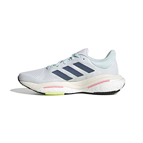 Adidas Damen SOLAR Glide 5 W Sneaker, FTWR White/Wonder Steel/Beam pink, 37 1/3 EU von adidas