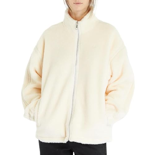 Adidas Sweatshirt mit Reißverschluss, Beige, Damen IM3899, beige, 46 von adidas