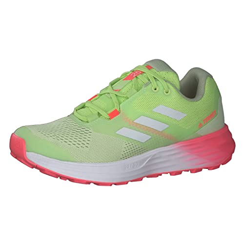 Adidas Damen Terrex Two Flow W Shoes-Low (Non Football), Almost Lime Crystal White Turbo, 38 2/3 EU von adidas