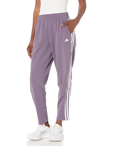 Adidas Damen Training Essentials 3-Streifen Hose, Shadow Violet/Weiß von adidas