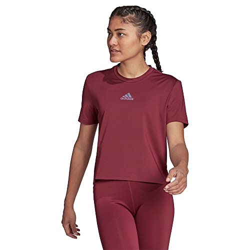 Adidas Damen Uforu T-Shirt, Victory Crimson, S von adidas