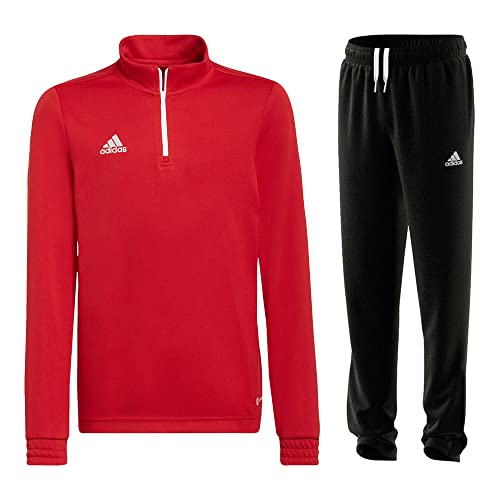 Adidas Entrada 22 Trainingsanzug Training Oberteil Trainingshose Herren rot schwarz Gr L von adidas