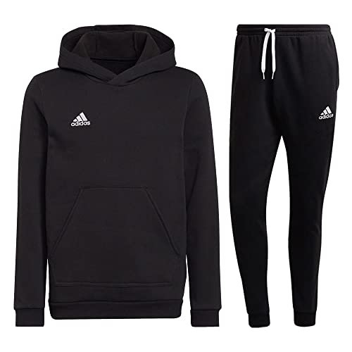 Adidas Fußball Entrada 22 Jogginganzug Hoodie Jogginghose Herren schwarz Gr M von adidas