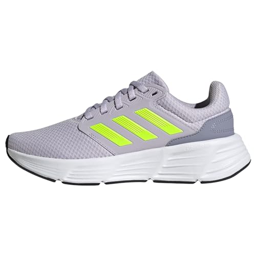 Adidas Damen Galaxy 6 W Shoes-Low (Non Football), Silver Dawn/Lucid Lemon/Silver Violet, 40 2/3 EU von adidas