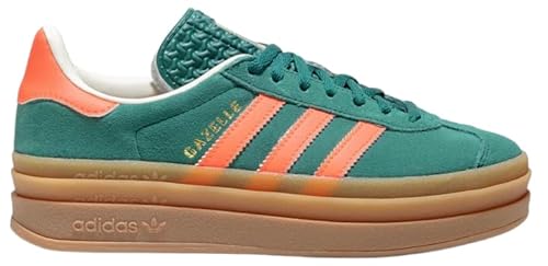 Adidas Gazelle Big Kid Sneaker, Dunkelgrün/Orange, 7.5 US Women/6.5 US Men von adidas