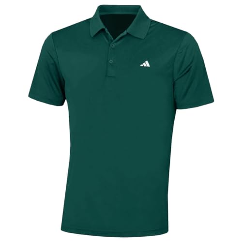 adidas Golf 2024 Performance Poloshirt mit Logo auf der linken Brust, Core Green Sport, XXL von adidas