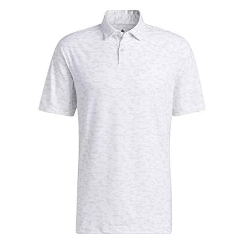 Adidas Golf Herren gehen zu Camo Print Hemd - Grau One/Weiß - XXL von adidas