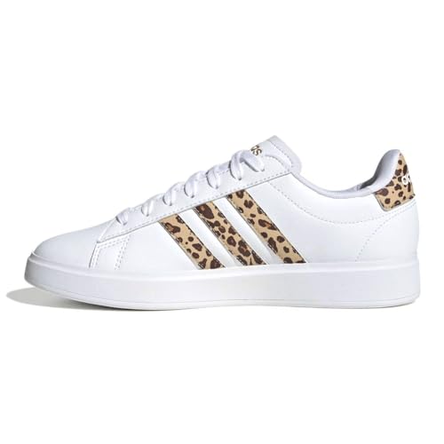 adidas Damen Grand Court 2.0 Sneaker, Cloud White/Magic Beige/Matte Gold, 38 EU von adidas