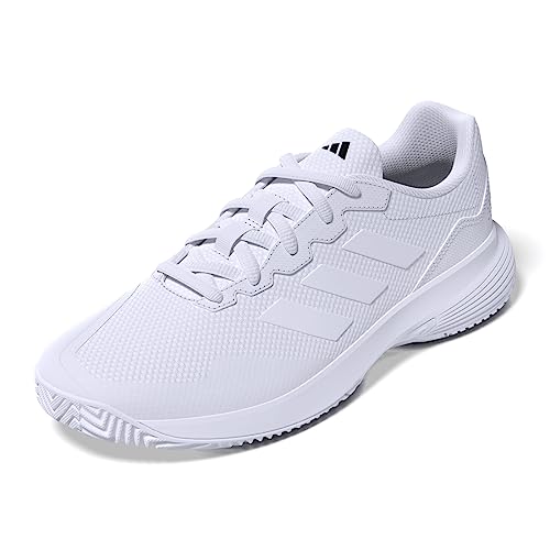 Adidas Herren Gamecourt 2 M Shoes-Low (Non Football), FTWR White/FTWR White/Matte Silver, 50 2/3 EU von adidas