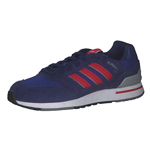 Adidas Herren Run 80S Shoes-Low (Non Football), Semi Lucid Blue/Better Scarlet/Matte Silver, 46 2/3 EU von adidas