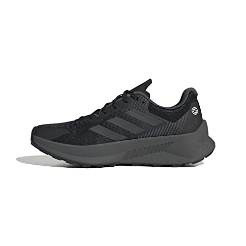 Adidas Herren Terrex Soulstride Flow Shoes-Low (Non Football), Core Black/Grey Six/Impact Orange, 47 1/3 EU von adidas