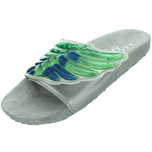 Adidas JS Gel Wings Adilette D65983 Unisex - Erwachsene Badelatschen / Pantoffeln / Slipper Grau 43 von adidas