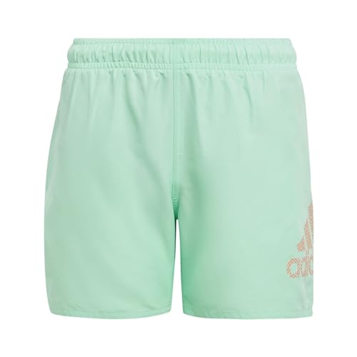 Adidas Jungen Bos Clx Sl Swim Shorts, Pulse Mint/Coral Fusion, 7-8 Years von adidas