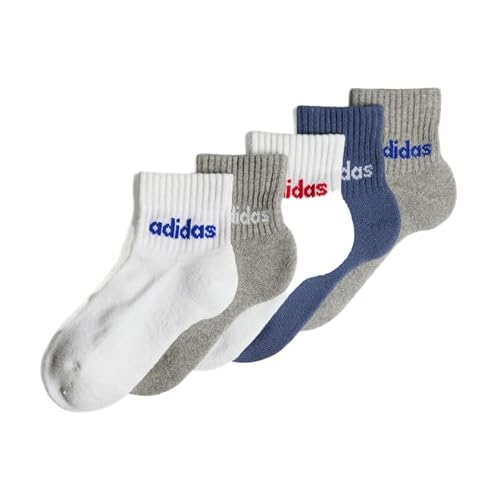 Adidas Linear Ankle Socks 5 Pairs EU 22-24 von adidas