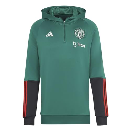 Adidas Manchester United 23/24 Half Zip Hoodie L von adidas