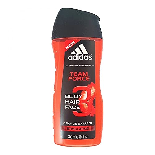 Adidas Men Duschgel 3in1 - Team Force - 6er Pack (6 x 250 ml) von adidas