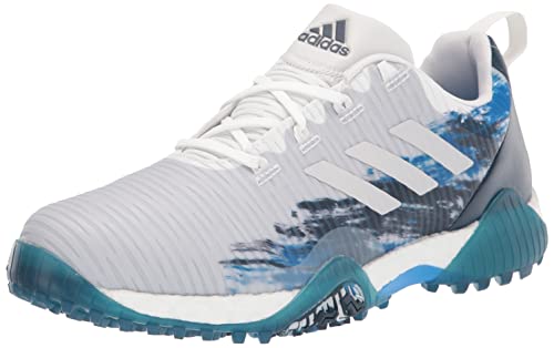 Adidas Men's CODECHAOS Spikeless Golf Shoes, Footwear White/Grey One/Crew Navy, 10 von adidas