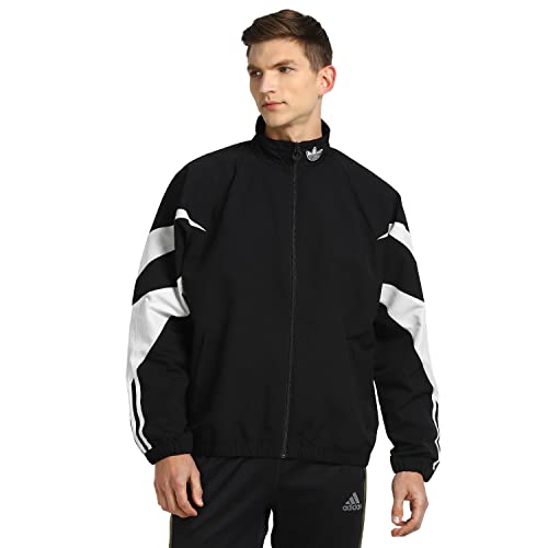 Adidas Mens Shark Woven TT Sweatshirt, Black/Grey one, M von adidas